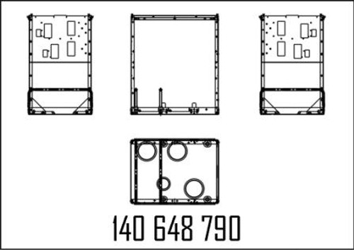 Gerüst F.Hydraulik-Modul 720Mm G-MPD Or/Mr 2/1-2 Dk