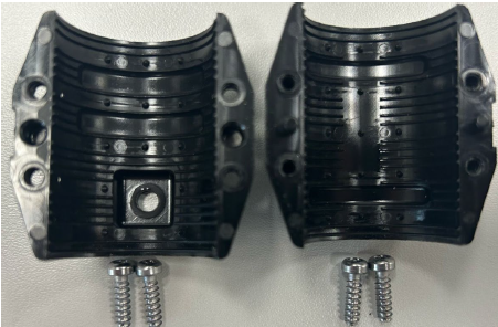 SCHLAUCHKLEMME KPL.M.SCHRAUBEN AUSF.2025 FÜR SL19 SF SK700-2 / HOSE CLAMP, COMPLETE WITH SCREWS VERSION 2025, FOR SL19, SF, SK700-2