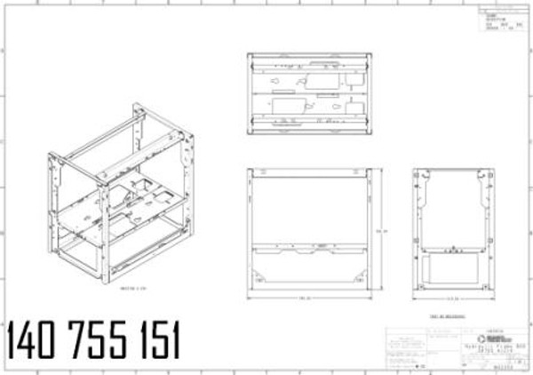 Gerüst F. Hydraulik-Modul 800 SK700 4/2/4