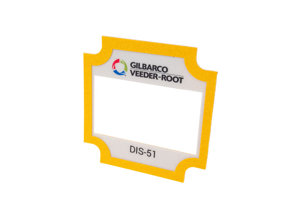 Replacement front lable and sticker(to reattach to a window) 972351