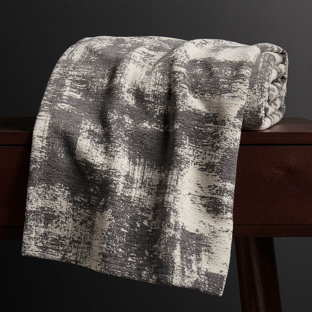 BRUSHSTROKES QUEEN 24X90 - MOONBEAM