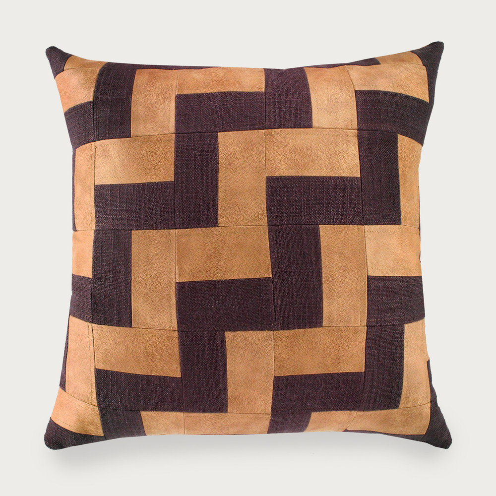 OTLEY SQUARE 18X18-PLUM