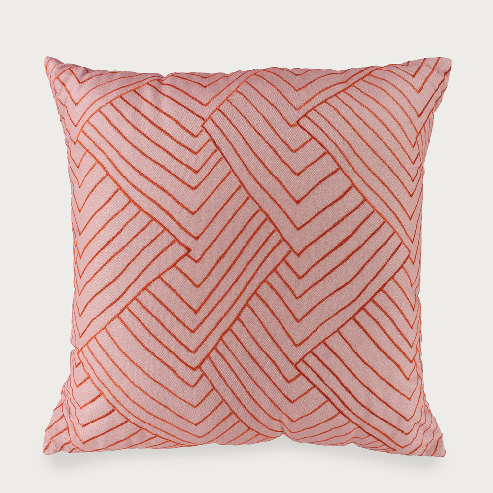 GINGER SQUARE 20X20 - FLAMINGO