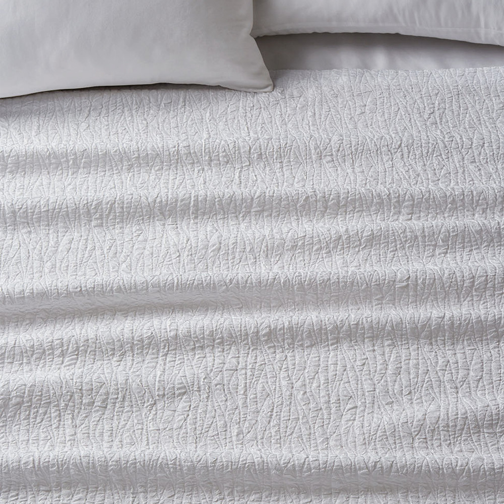 TOPOGRAPHY QUEEN  98X103 - WHITE