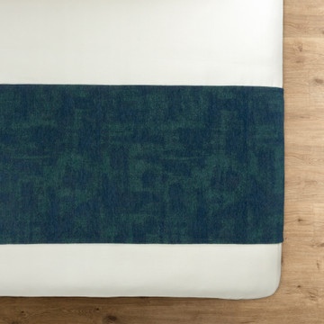 BRUSHSTROKES QUEEN 24X90 - BLUE