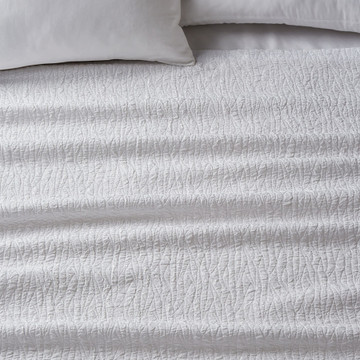 TOPOGRAPHY QUEEN  98X103 - WHITE