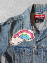 Rainbow Denim Jacket One Off (L)