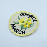 Vintage March Flowers Patch
