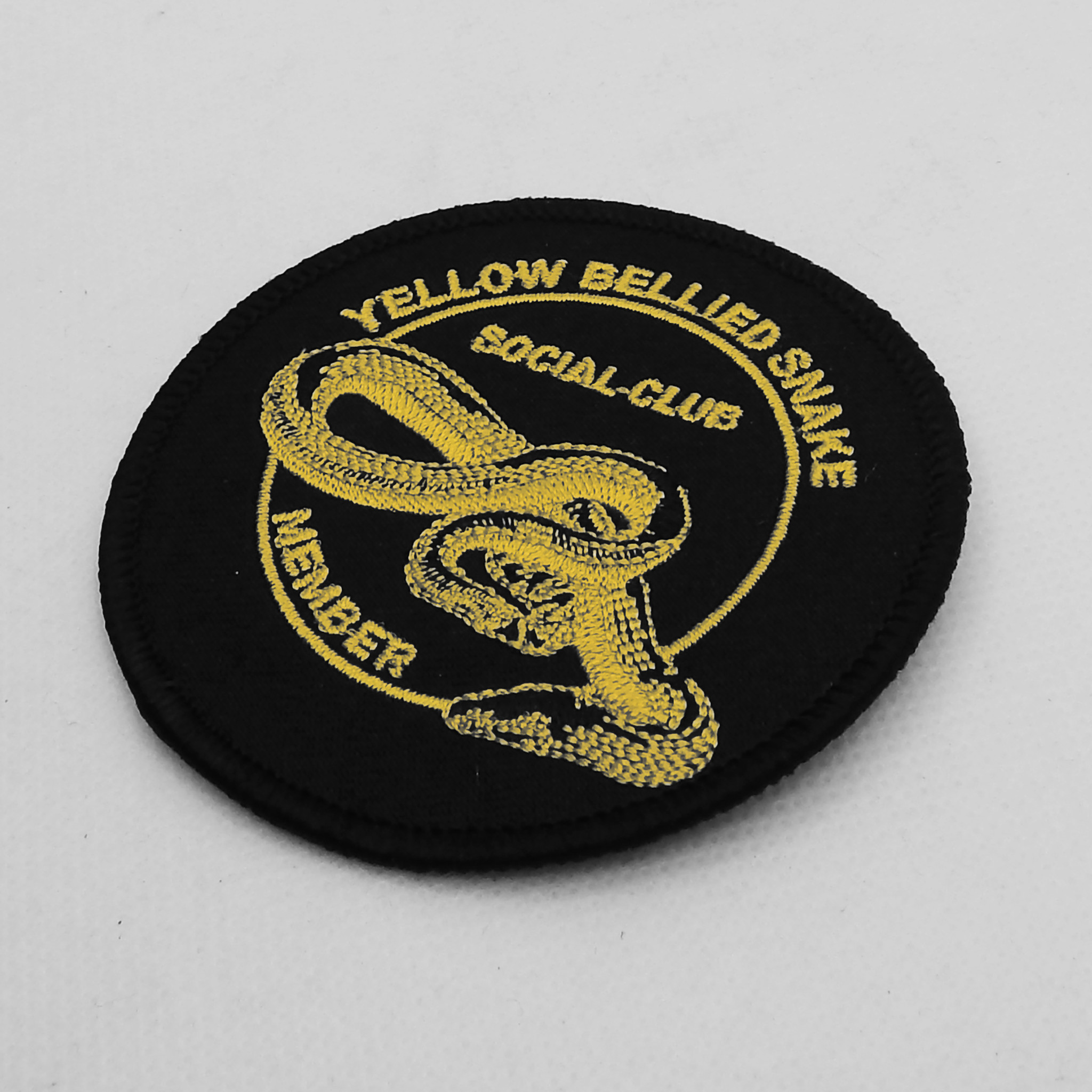 Yellow Bellied Snake Club Patch