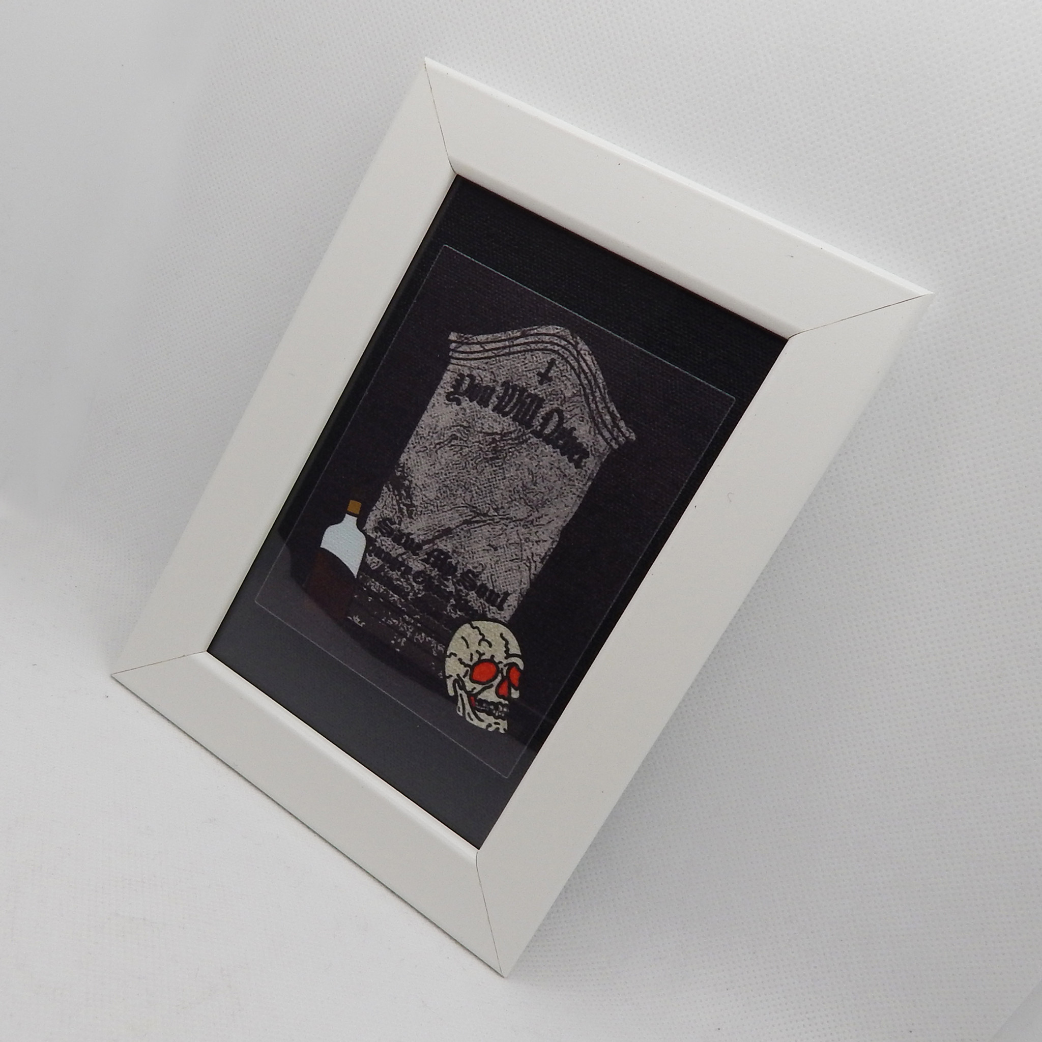 Tombstone Framed Canvas Print