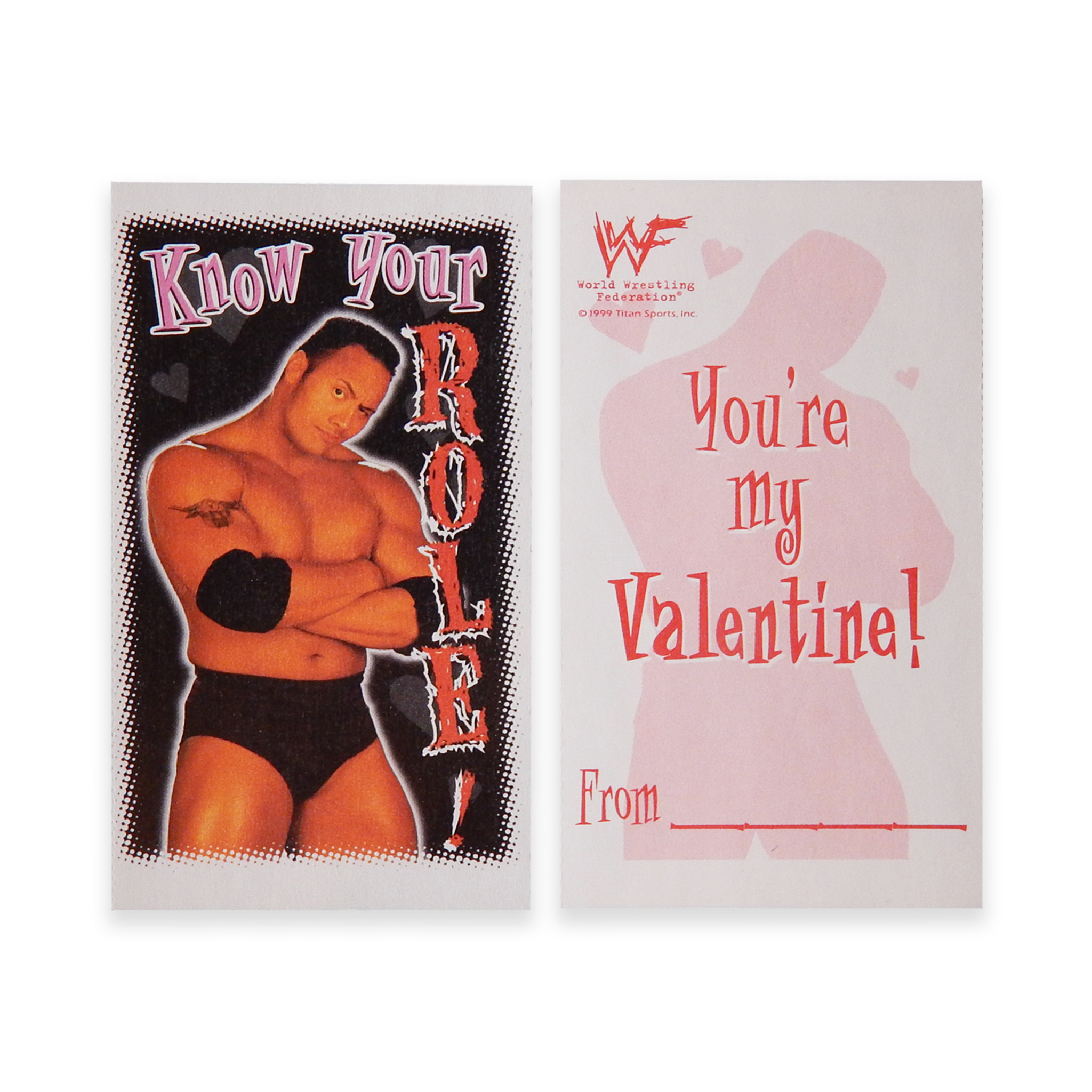 Vintage WWF Valentine's Day Cards