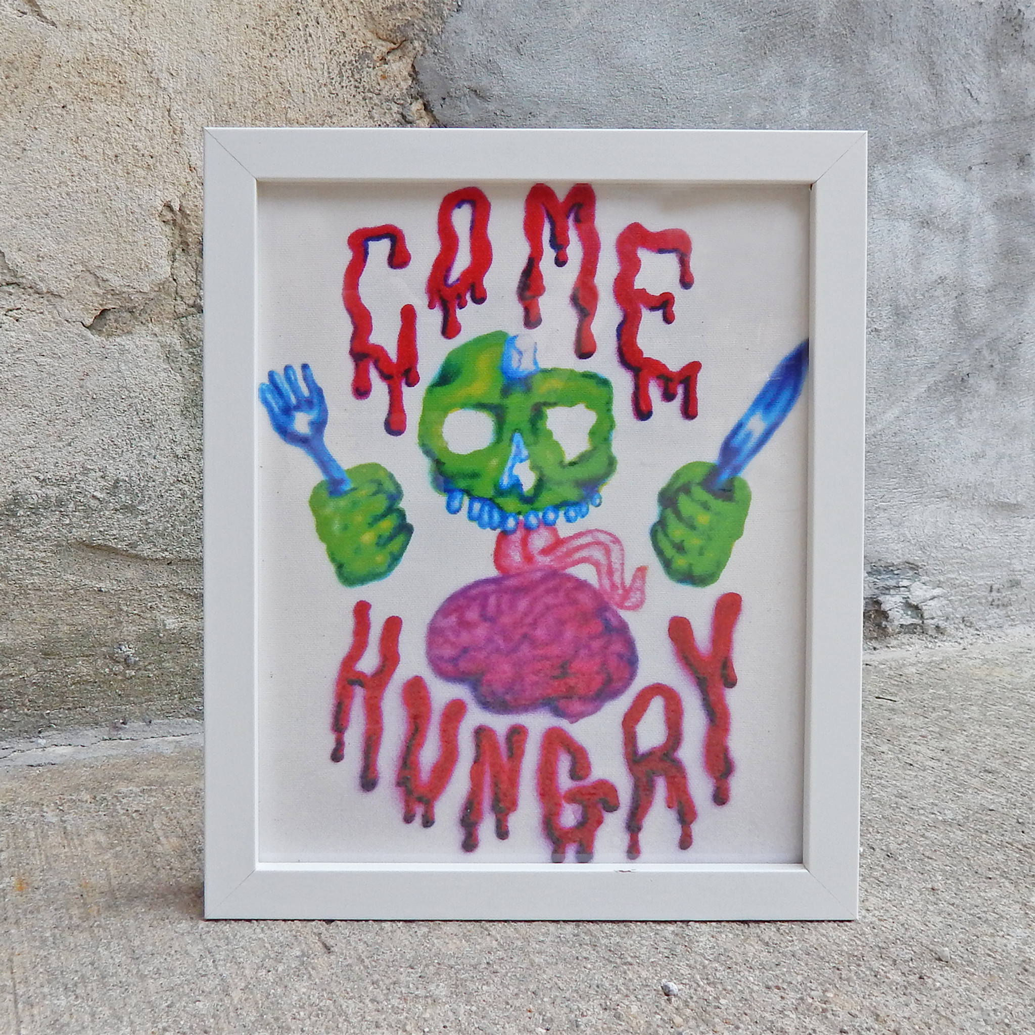 Come Hungry Print Made By Violet Bordin