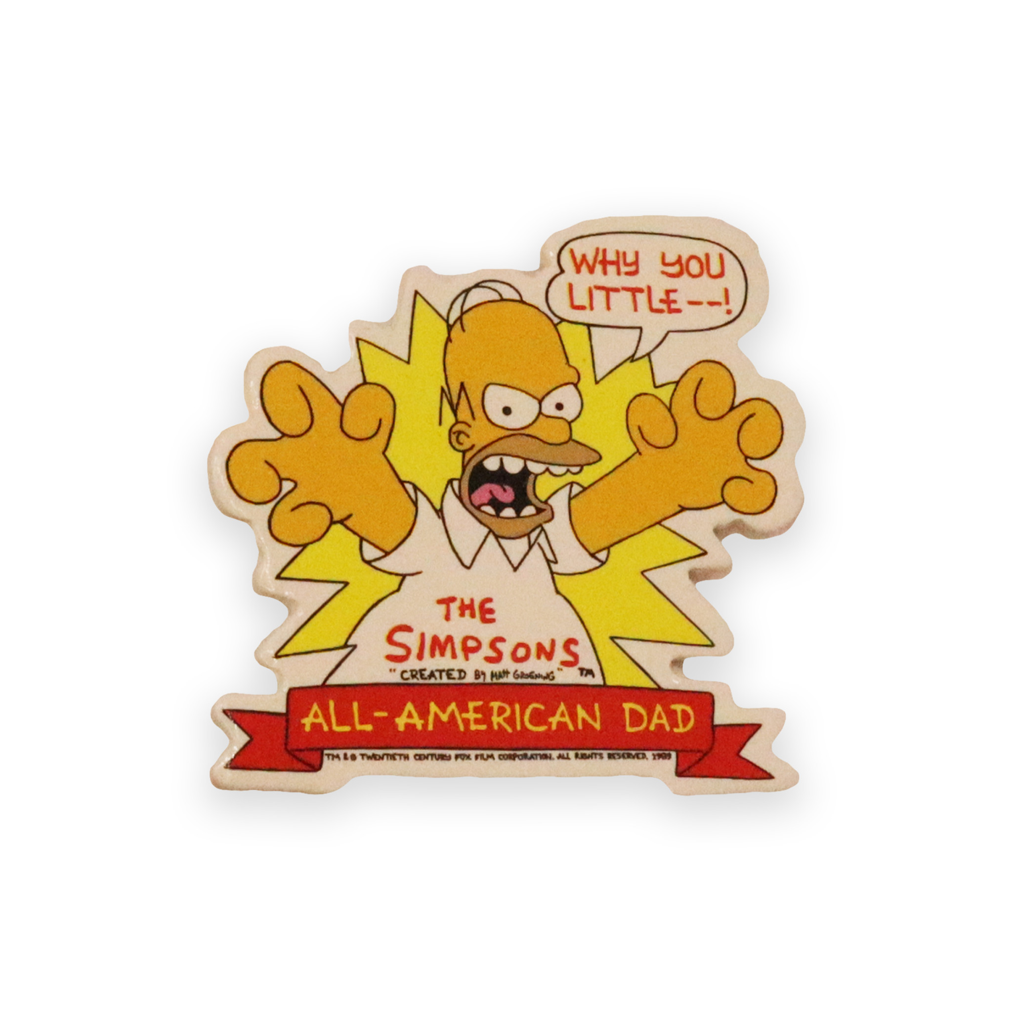 The Simpsons Vintage Paperback Buttons