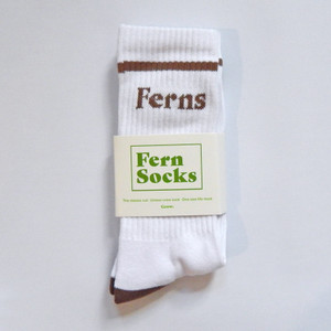 Fern Crew Socks Soil