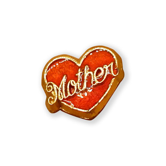 Vintage Mother Heart Pin