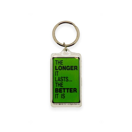 The Longer It Lasts... Vintage Keychain