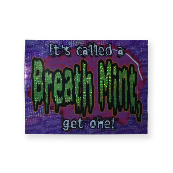 Vintage Breath Mint Sticker