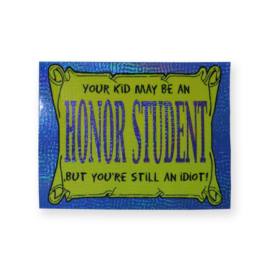 Vintage Honor Student Sticker