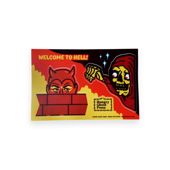 Welcome to Hell Sticker Sheet