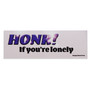 Honk if You're Lonely Bumper Sticker