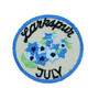 Vintage July Flowers Patch