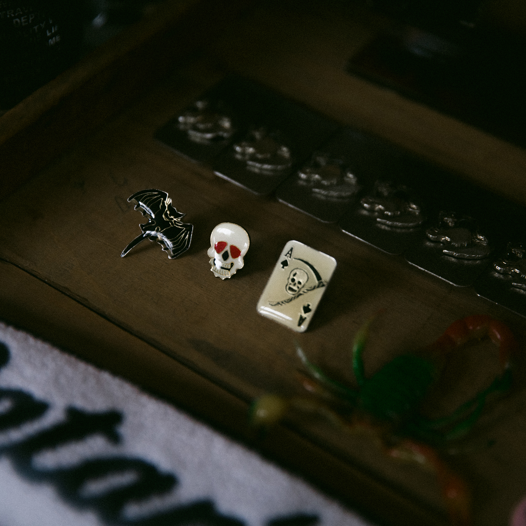 Hungry Ghost Press and Vintage Pins and Buttons