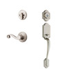 Kwikset Arlington Handleset and Trim Kit - Satin Nickel/ Lido Inside Lever/ Left Handed