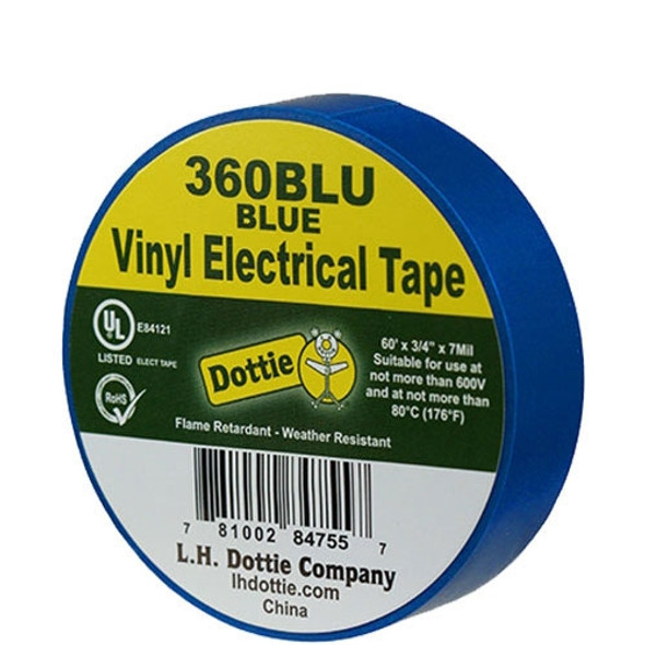 Dottie Vinyl Electrical Tape - Blue