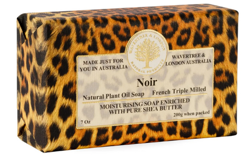 ? SCENTED PERFECTION: Immerse yourself in the fragrant allure of these Noir scented soap bars. Our natural soap bars are available in many fabulous fragrances. That special scent often triggers memories and gives a wonderful bathing experience.
? NATURAL INGREDIENTS | NON TOXIC BAR SOAP: Our hypoallergenic soap bars are made with the finest natural native Australian and globally sourced ingredients and sustainable plant oils. Unlike commercially produced soaps, these natural soap bars contain NO harsh chemicals or parabens and no sodium laurel sulphates, HEDP or EDTA.
⚙️ FRENCH TRIPLE MILLED SOAP: Our long-lasting moisturizing body soap bars are enriched with glycerin and shea butter and French triple milling process eliminates all impurities and air pockets resulting in a high quality natural soap bars which produces a luxurious creamy and moisturizing lather that leaves the skin feeling soft and smooth.
? A FULL BODY CLEAN: Our scented shea butter soap bars for men and women are hypoallergenic, vegan, and perfect for any skin type. Use our natural soap bars on any part of your body for a luxurious experience .These natural bar soaps provide a richer sensation compared to body wash or foaming hand soap. Our moisturizing natural bar soap will also fill your room with delicious fragrance.
? LUXURIOUS GIFT: Your loved ones deserve a taste of the finer things. Our luxurious, chemical free and fancy moisturizing bar soap is ideal for women or men. Embossed Italian paper, fabulous fragrances and natural ingredients make these luxury soap bars a beautiful gift. Everyone loves a high quality scented natural soap bar.