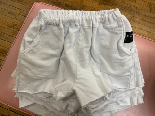 SLC WHITE FRENCH TERRY SHORT