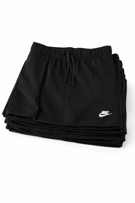 BLACK BLACK COTTON FLEECE EVERYDAY SKIRT WITH POCKETS