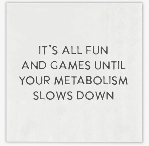 SB COCKTAIL NAPKIN METABOLISM  PACK OF 20