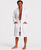 UNISEX WHITE WHITE COTTON WAFFLE SPA ROBE