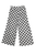 CHECKMATE CHARCOAL AND WHITE PANT
