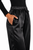DRAPEY SILK  BLACK BLACK TROUSER