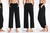 SLC SUPER DUPER BEEFY BLACK COTTON FLEECE WIDE LEG CROP PALAZZO