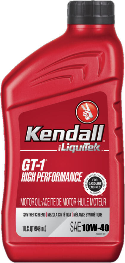 Buy Kendall GT-1 High Performance SAE 10w-40 Semi-Synthetic Motor