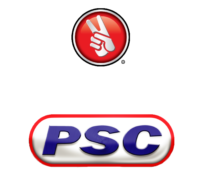 Kendall Motor Oil's logo above PSC's logo