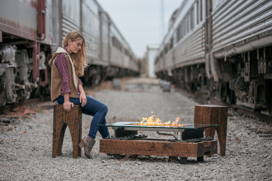 Sound-Reactive Fire Pits from Rail Yard Studios