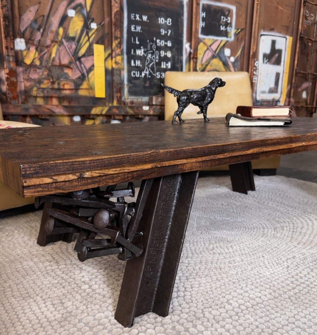【riku】FERUM INDUSTRIAL COFFEE TABLE Amazon.com: EXCEFUR Modern Coffee Table, Rustic Wood and Metal