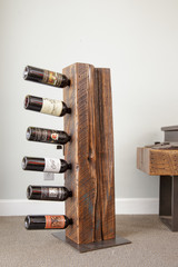 wood timber wine bottle storage