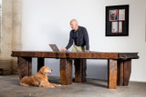 executive boardroom solid oak hardwood conference table