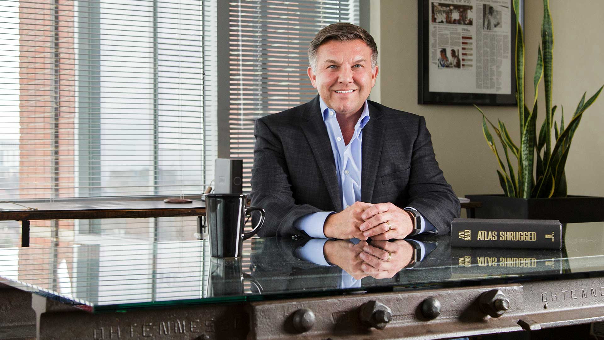 Michael Burcham & Our First Commissioned Desk Rail Yard Studios