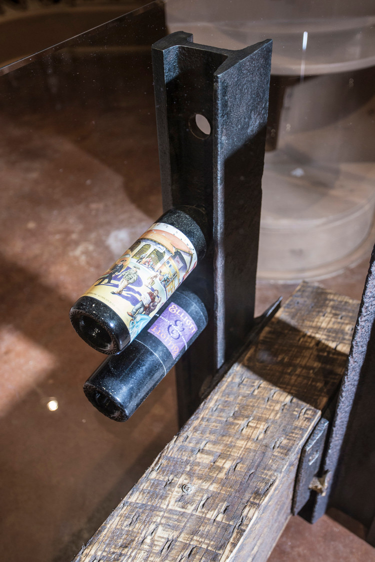 Combination Wine Rack & Tasting Table for Wine Enthusiasts