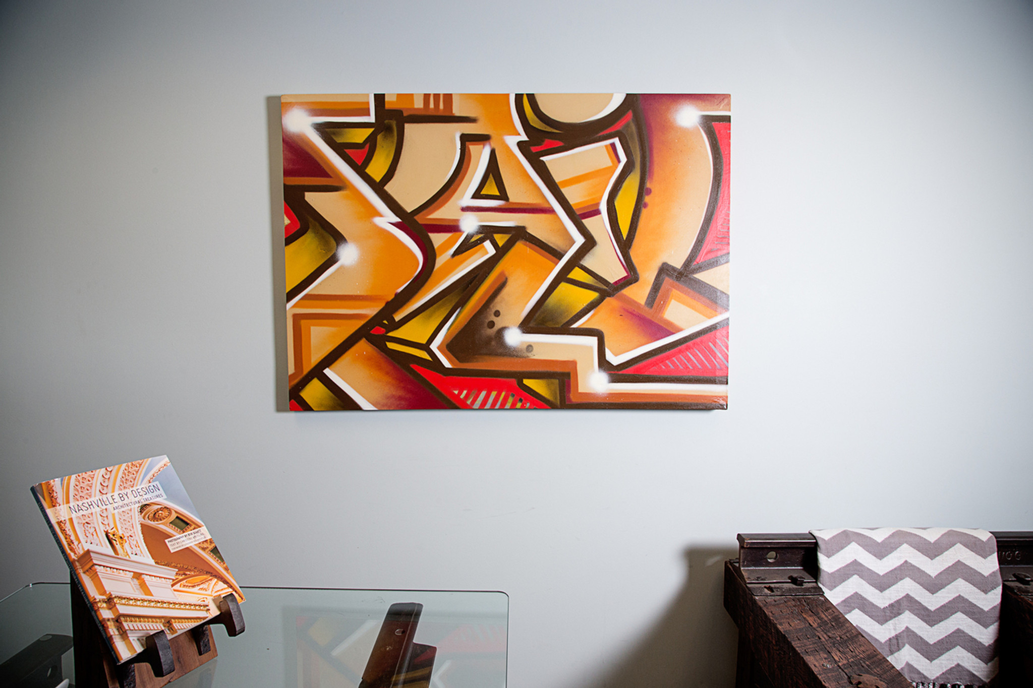 Graffiti Indoor Canvas Wall Hanging