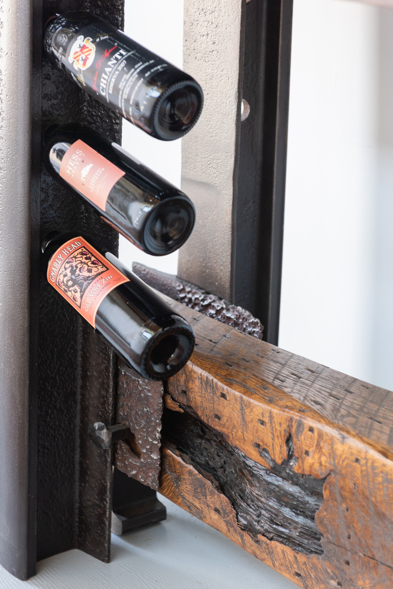 Combination Wine Rack & Tasting Table for Wine Enthusiasts