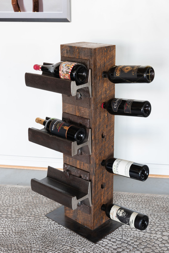  Industrial chic vintage wine furniture