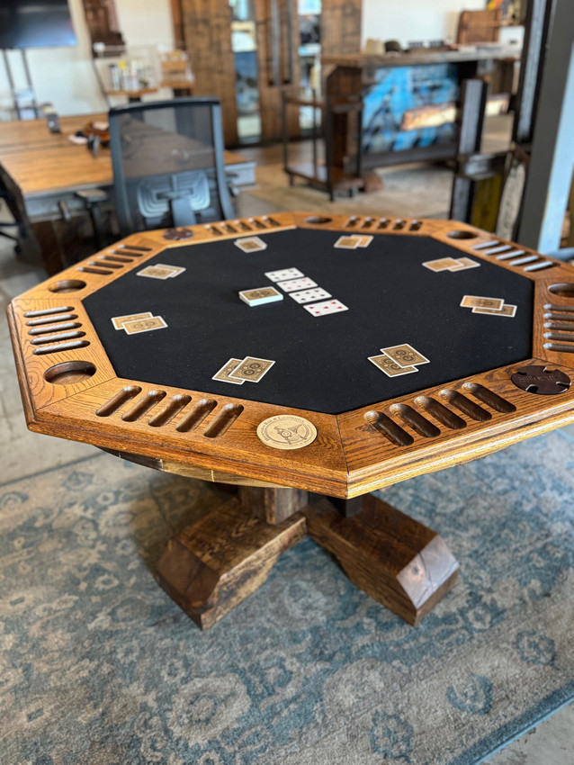 The Rail Yard Gambler (Poker Table)