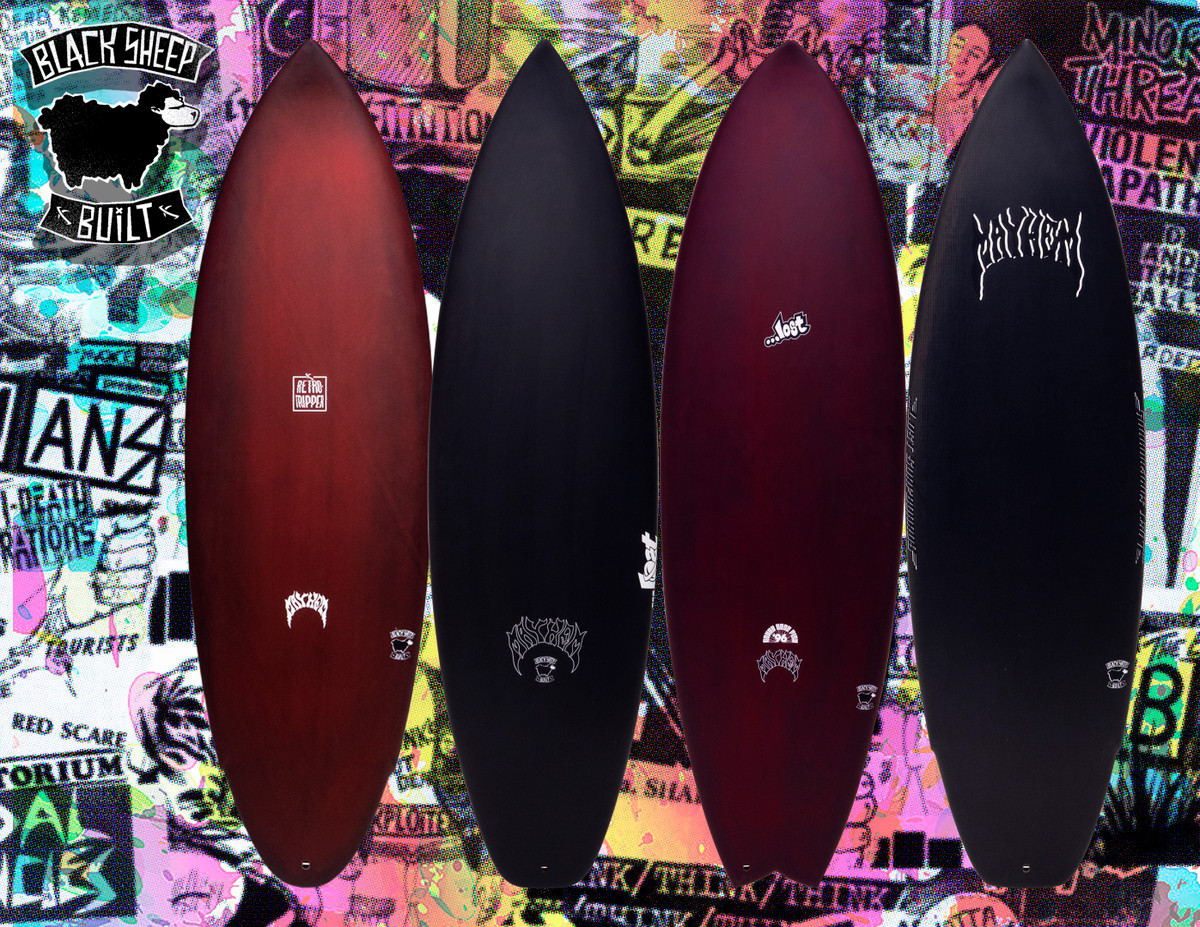 …Lost Black Sheep Built surfboard