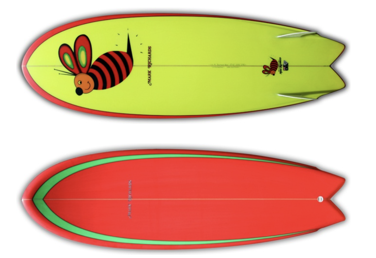 Mark Richards Bumble Bee surfboard – photo 1